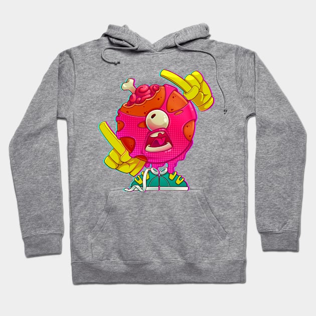 Meat Donut Hoodie by DimkaDesh